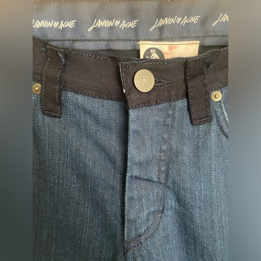 LANVIN Paris x Acne Denim Jeans SS09 Albert Elbaz Opening Ceremony Rare to Find✨ - Picture 9 of 16
